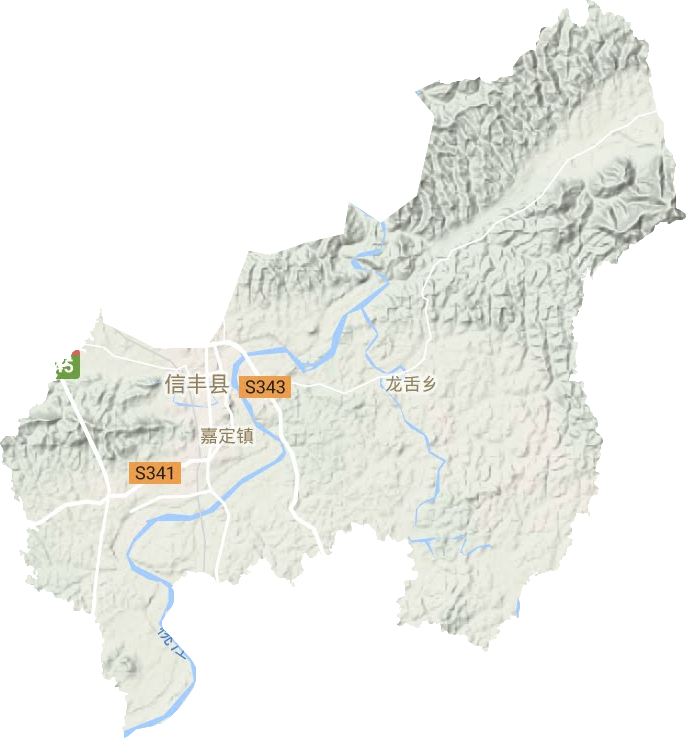 嘉定鎮地形圖