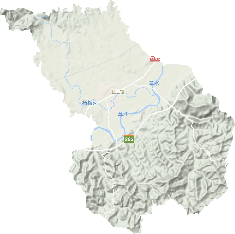 池江鎮地形圖