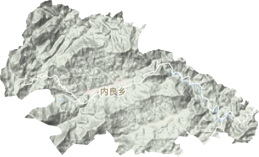 內(nèi)良鄉(xiāng)地形圖