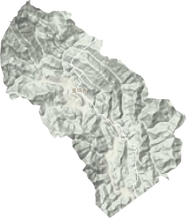 金坑鄉地形圖