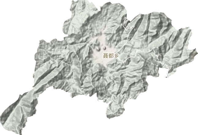 聶都鄉(xiāng)地形圖