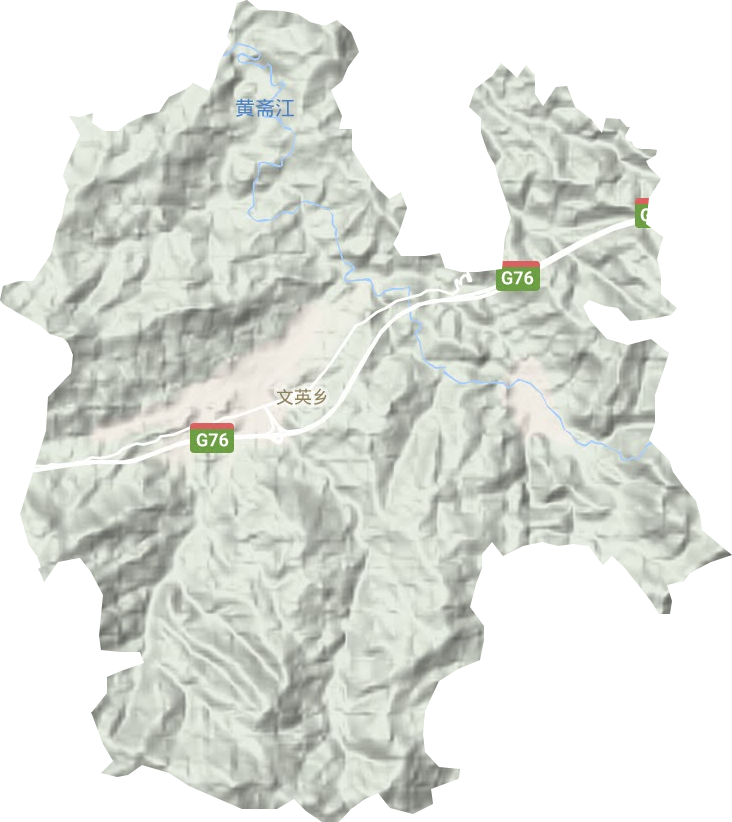 文英鄉地形圖