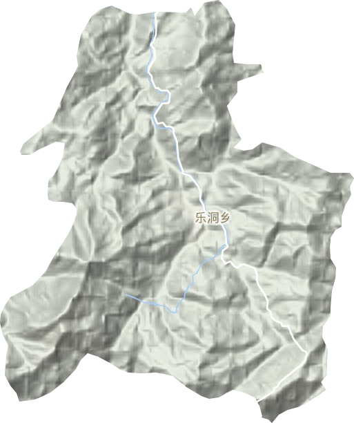 樂洞鄉(xiāng)地形圖