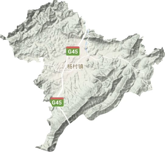 楊村鎮地形圖