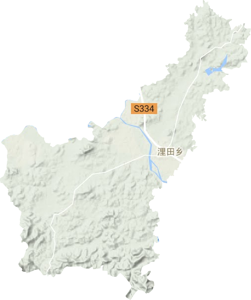 浬田鎮地形圖