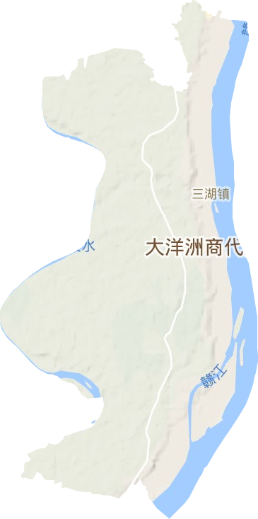 三湖鎮地形圖