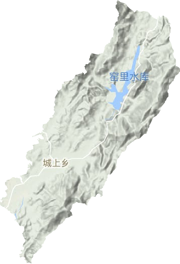 城上鄉地形圖