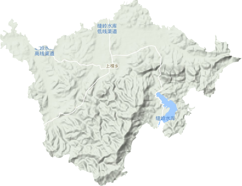 上模鄉地形圖