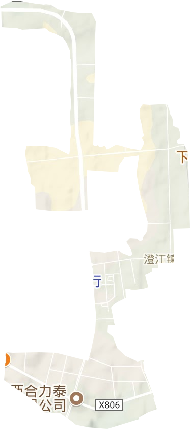 泰和縣工業園區地形圖