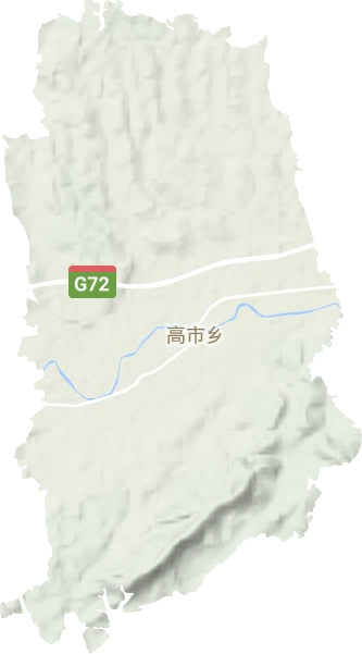 高市鄉地形圖