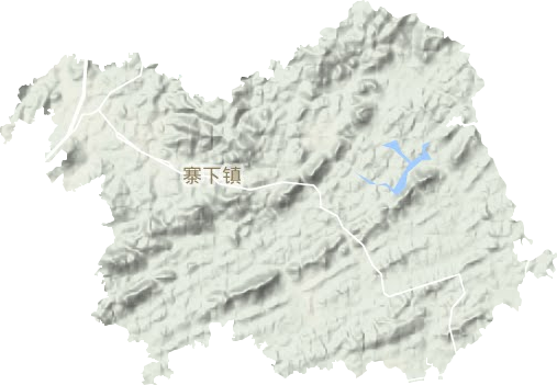 寨下鎮地形圖