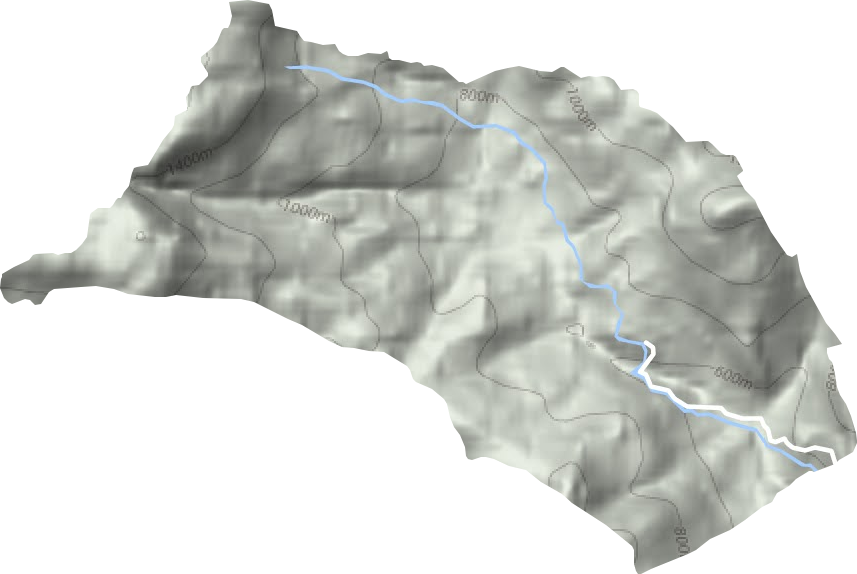 明月山采育林場地形圖