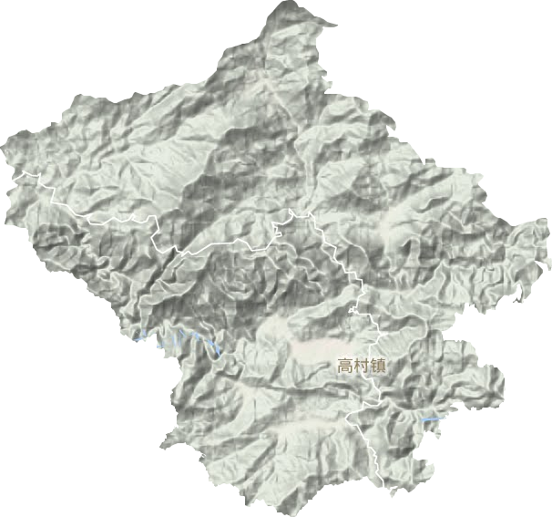 高村鎮地形圖