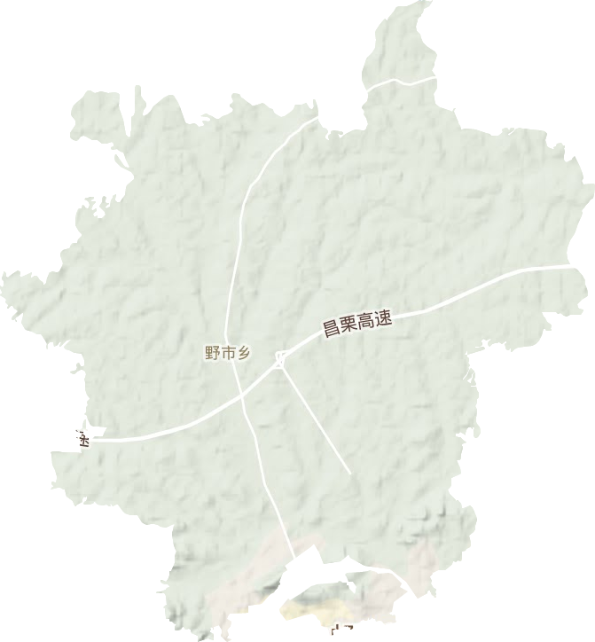 野市鄉地形圖