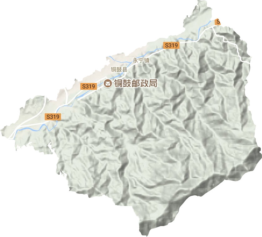 永寧鎮地形圖