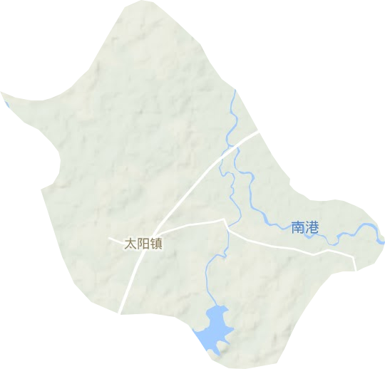 太陽鎮地形圖
