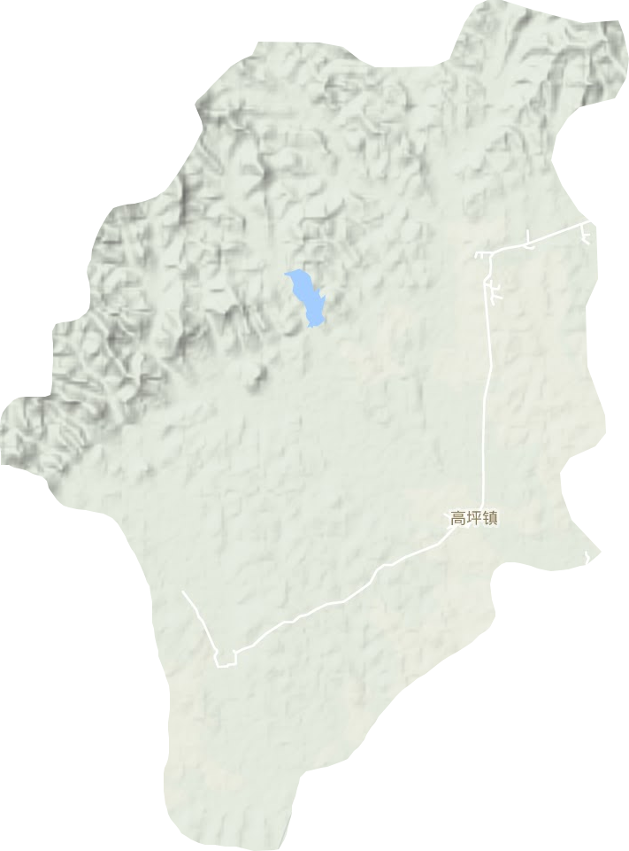 高坪鎮(zhèn)地形圖