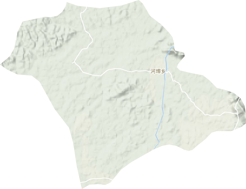 河埠鄉地形圖