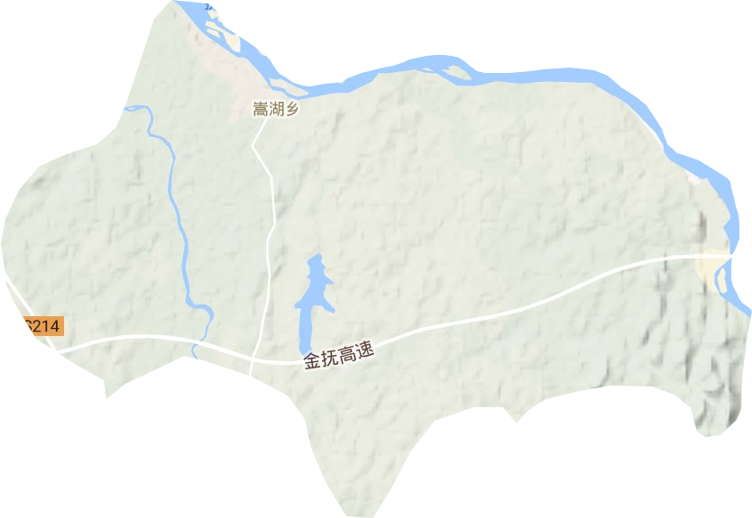 嵩湖鄉地形圖