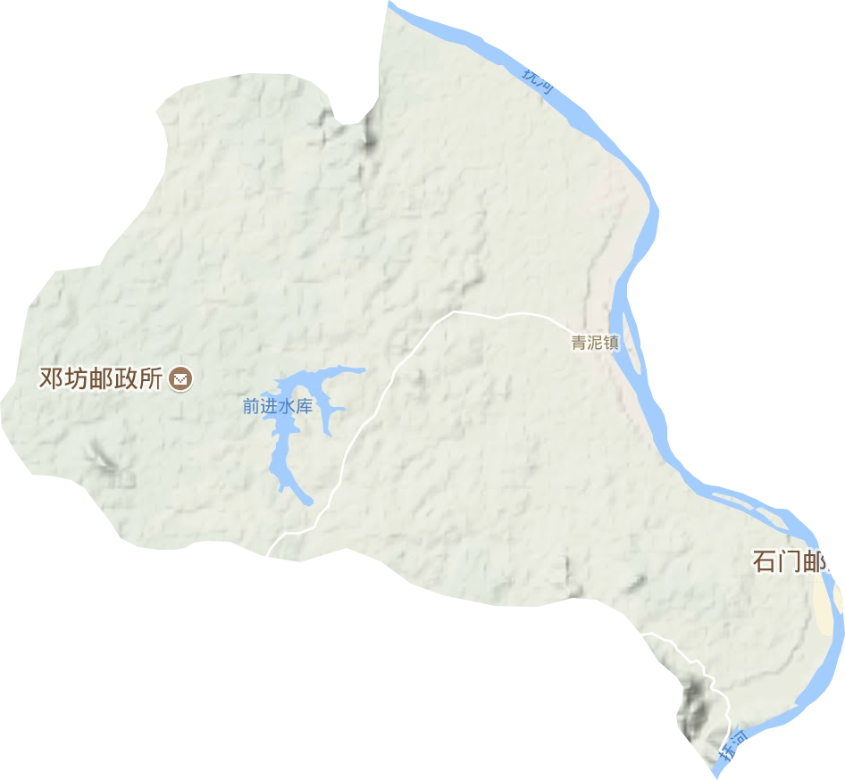 青泥鎮地形圖