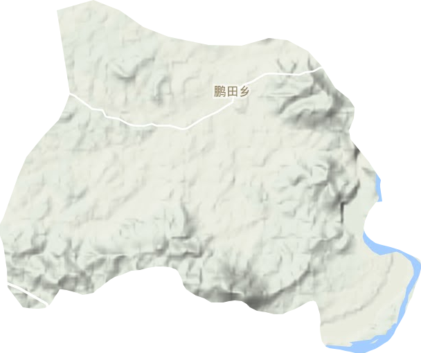 鵬田鄉地形圖