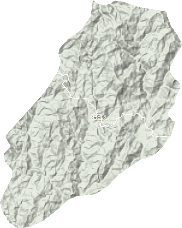 潯溪鄉(xiāng)地形圖