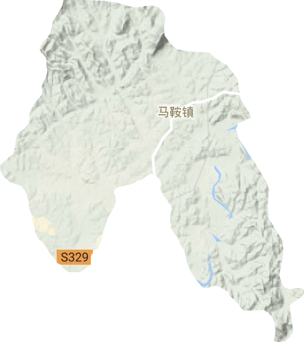 馬安鎮地形圖