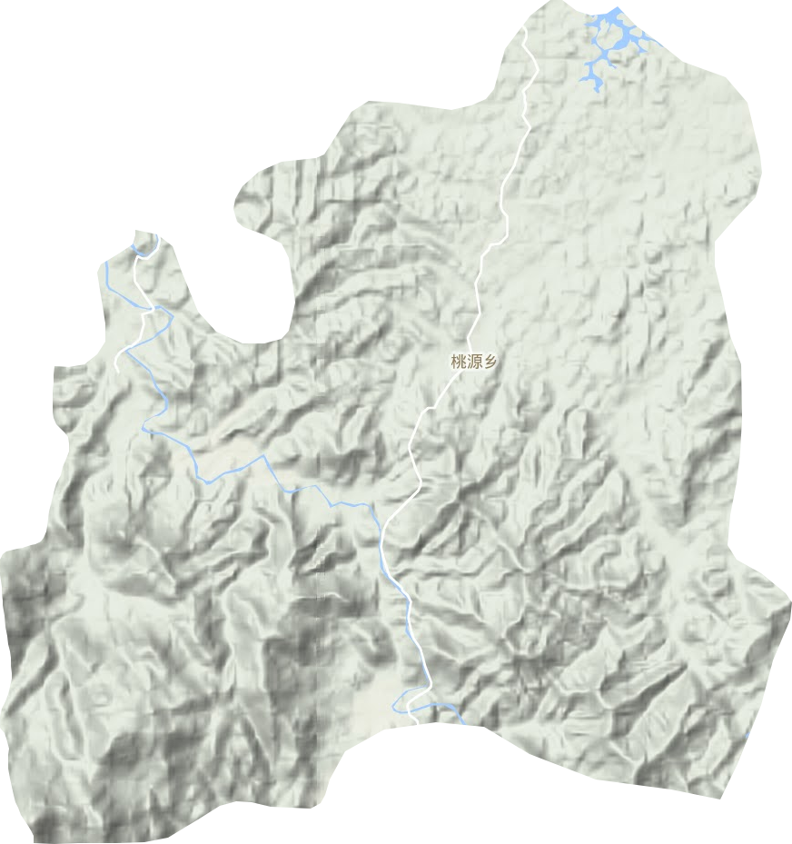 桃源鄉(xiāng)地形圖