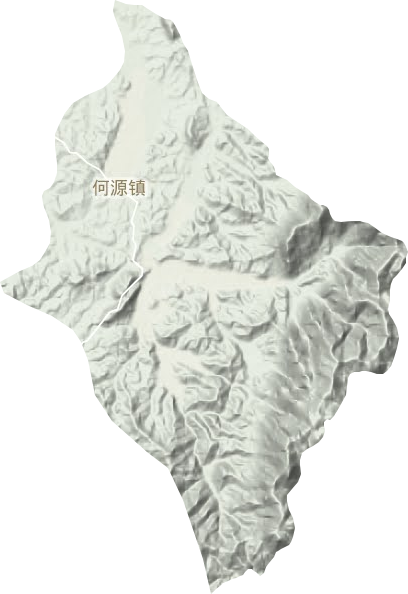 何源鎮地形圖