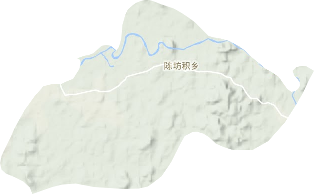 陳坊積鄉地形圖