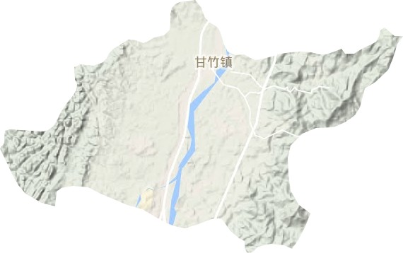 甘竹鎮地形圖