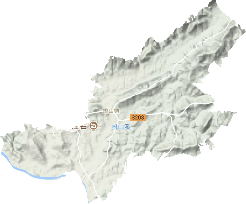 排山鎮地形圖