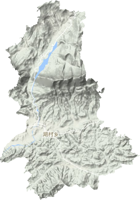湖村鄉地形圖