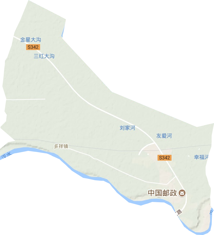 多祥鎮(zhèn)地形圖