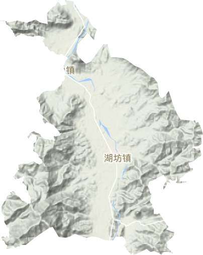 湖坊鎮(zhèn)地形圖