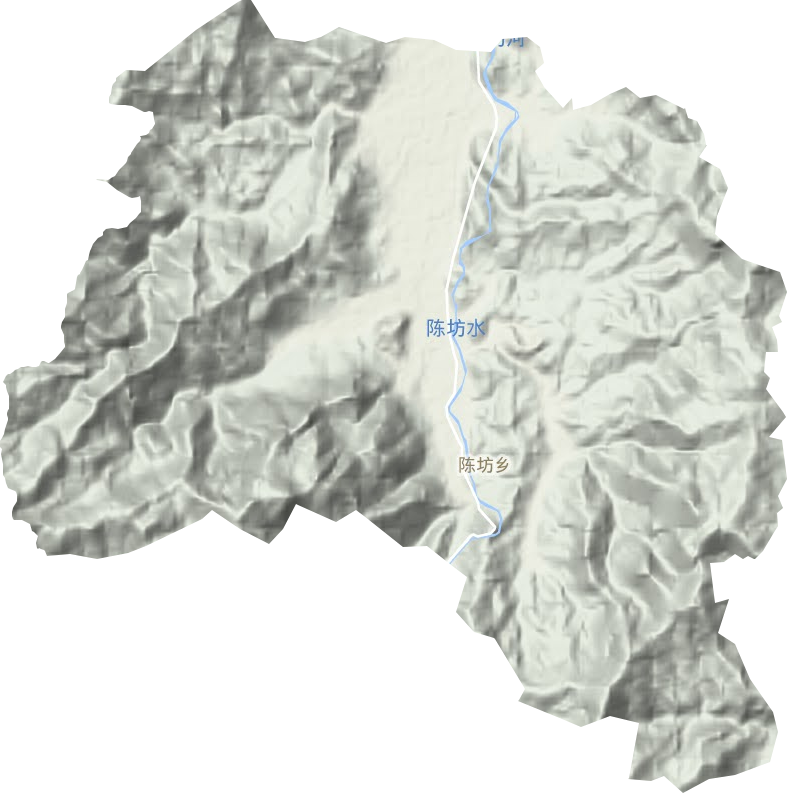 陳坊鄉地形圖