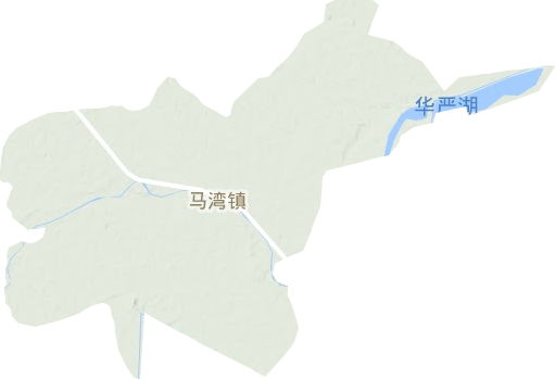 馬灣鎮地形圖