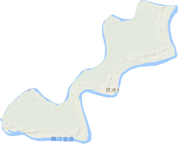 昌洲鄉地形圖