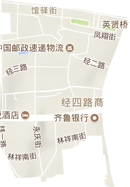 魏家莊街道地形圖