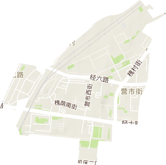 營市街街道地形圖