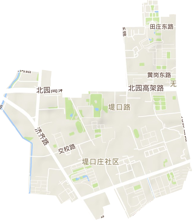 堤口路街道地形圖