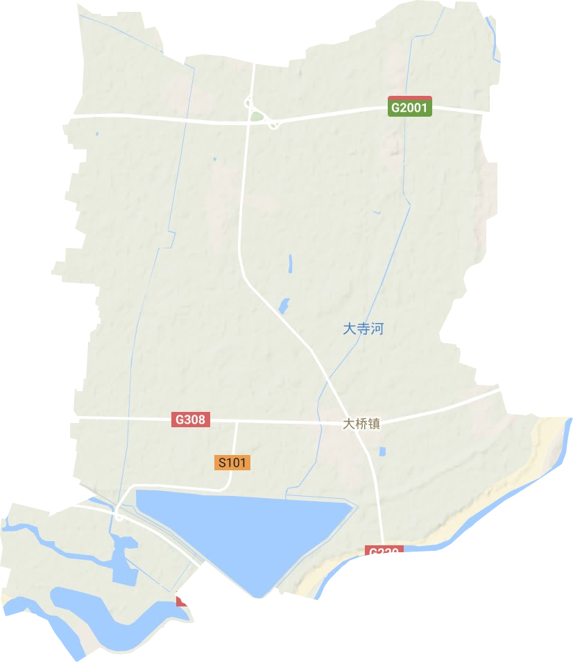 大橋鎮地形圖