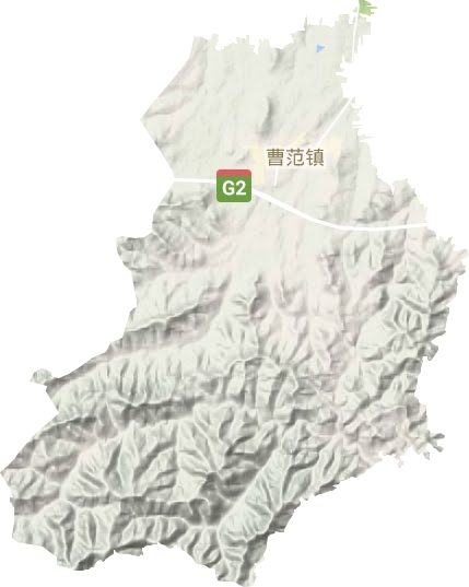 曹范鎮地形圖