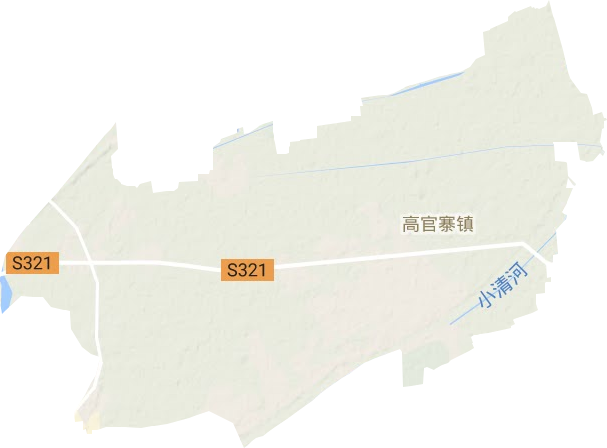 高官寨鎮地形圖