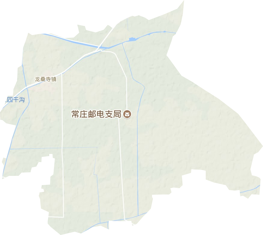 龍桑寺鎮地形圖