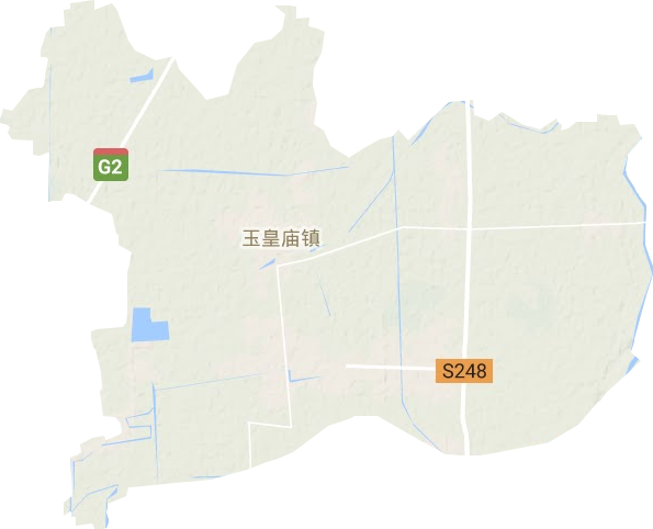 玉皇廟鎮(zhèn)地形圖