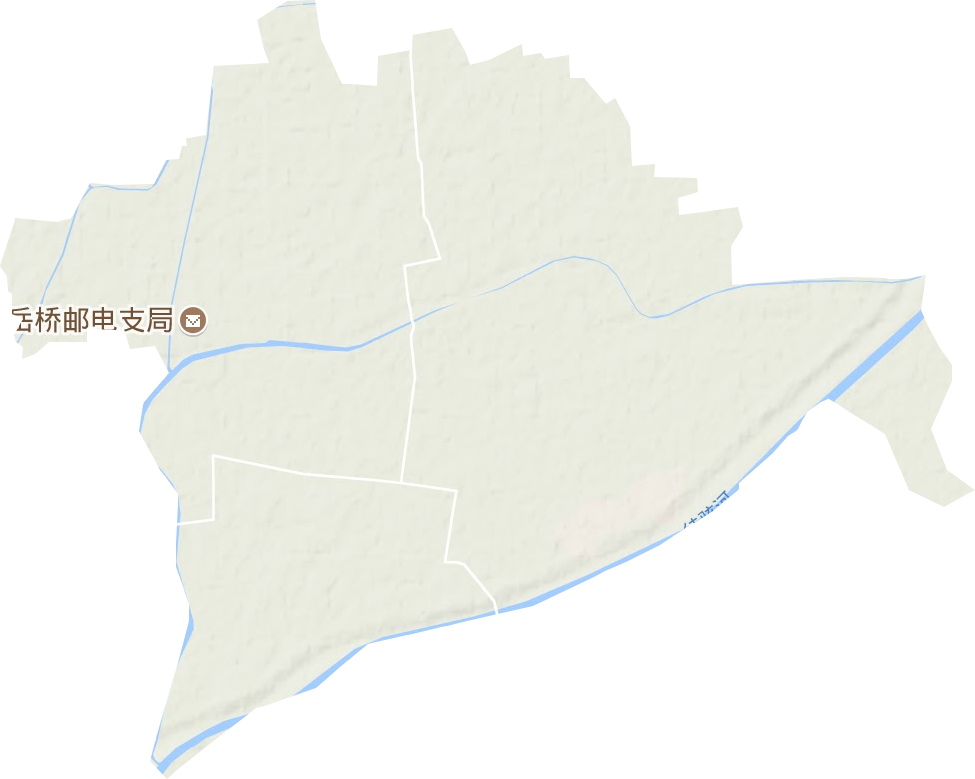 白橋鎮地形圖