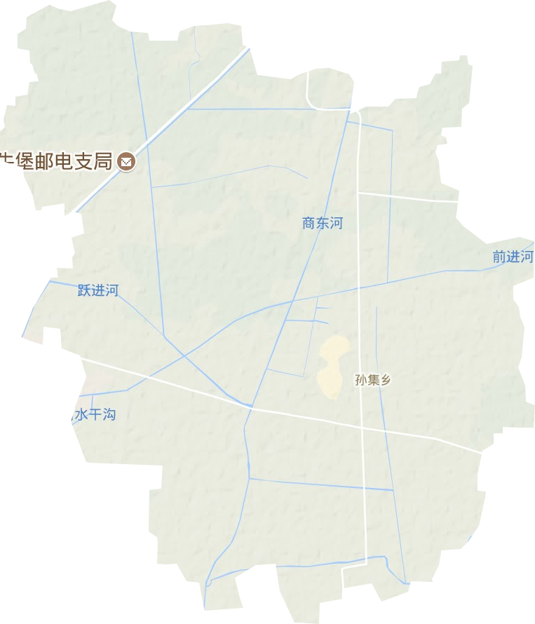 孫集鄉地形圖