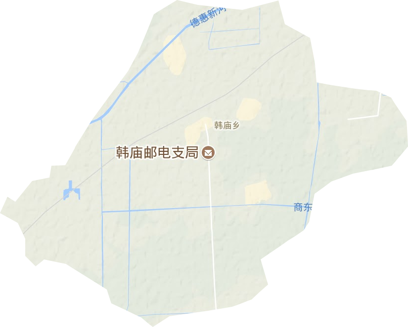 韓廟鄉(xiāng)地形圖