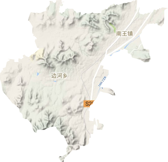 金山鎮地形圖